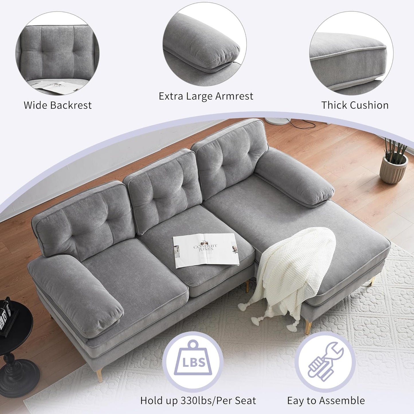 55.3" 4-in-1 Multi-Functional Sofa Bed with Cup Holder and USB Port-Milky Versatile Seating Solution for Living Rooms or Apartments, Cream White