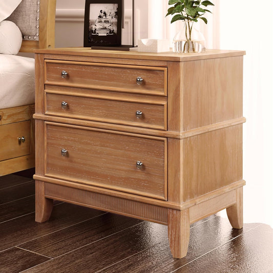 Nightstand with 3 Drawer Dressers for Living Room Hallway, Small Dresser with 3 Drawers, Ideal for Living Room, Hallway, Entryway